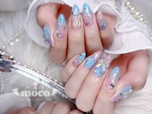 nail moco. 博多の雰囲気（6月韓国/ワンホンキャンペーンデザイン:8300円☆）