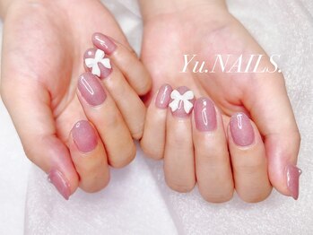 ユーネイルズ 恵比寿(Yu.NAILS.)/ユニコーンマグネット◎リボン