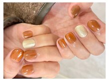 マニネイル 高の原店(mani nail)/マグネットのワンカラー