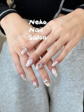 ネコ(Neko)/秋ツイードネイル　kettyパーツ