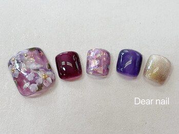 ディア ネイル(Dear nail)/フット紫陽花