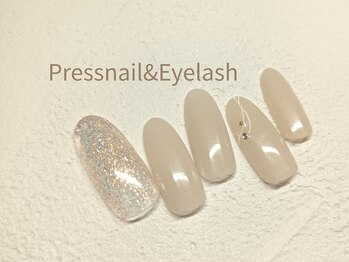 プレス ネイルアンドアイラッシュ(PRESS NAIL&EYELASH)/【ハンド】定額※オフ込￥8800