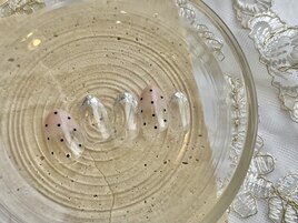 ガラスフレンチ×ドット