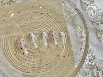 ガラスフレンチ×ドット