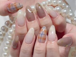 チェックネイル