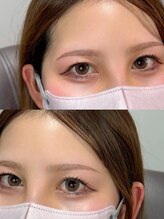 ドルフィン サロン(DOLPHIN salon)/カラーで薄く淡い眉毛