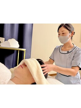 ヘッドスパで癒されたい