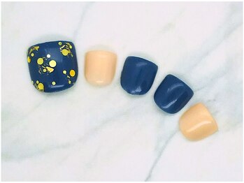 ザ アール ネイル カンパニー(the R nail company)/ペディキュア定額アートA￥12650