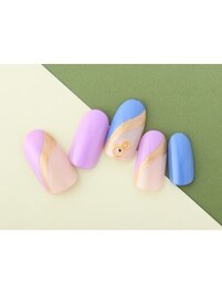 ダブル斜めフレンチ