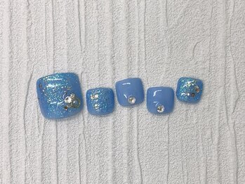 ルチア ネイルアンドアイラッシュ 元今泉店(Lucia)/フット定額　オフ込￥9100