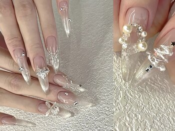 モルフォネイル(Morpho nail)/#アートネイル