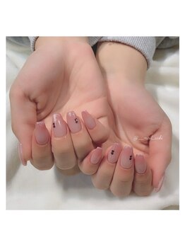 モカ 心斎橋(moca by Lee)/【Saki】ピンクグラデネイル