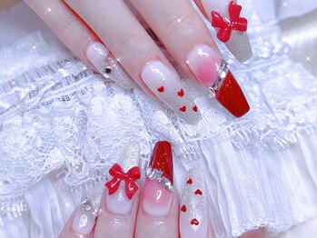 シーアンドビーネイル(C&B Nail)/チップ長さだしデザイン