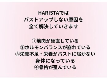 ハリスタ 京橋院(HARISTA)/HARISTA式バストアップ美乳鍼