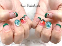 ノアブルーバードネイルズ(Noah' bluebird .nails)/夏盛りだくさんデザイン