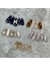 【HAND】9月10月定額デザインB〈オフ込み120min〉