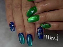 イチイチイチイチネイル(1111nail)/アシメマグ×レオパ♪