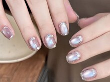 ナユキネイル 渋谷店(NA.YUKI NAIL)/秋冬ネイル　エレガントデザイン