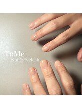 トゥーミー(To Me)/清潔感 メンズ ワンカラーネイル