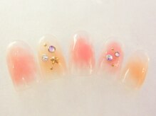ネイルサロン ロゼオ(Nail salon Roseo)/■渋谷>7990円/チークネイル