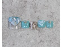 ネイルルーム エルナ(nail room ELNA)/フット定額デザイン￥9000