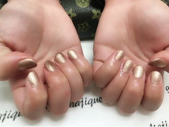 ネイルサロン マジックガール(Nail Salon MagiqueGirl)/【ゴールドラメ】