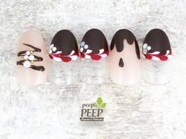 2021年バレンタインネイル-3