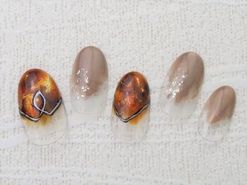 ネイルズガッシュ 武蔵小山店(NAILsGUSH)/*モカべっこう*