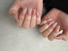 ラメフレンチ
