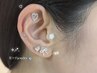 snsで大流行★耳ツボjewelry【6個】¥2200