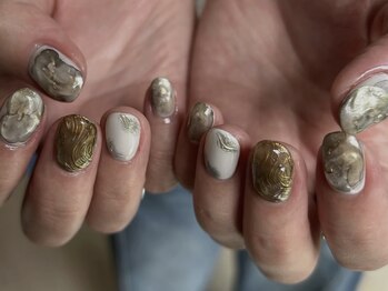 大阪/中津》鉱物ネイル
