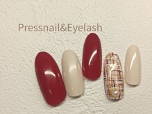 プレス ネイルアンドアイラッシュ(PRESS NAIL&EYELASH)/【ハンド】定額※オフ込￥8800
