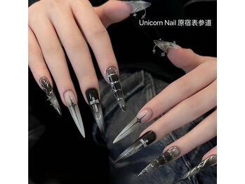 ユニコーンネイル 原宿表参道(unicorn nail)/チップ長さだし10本デザイン