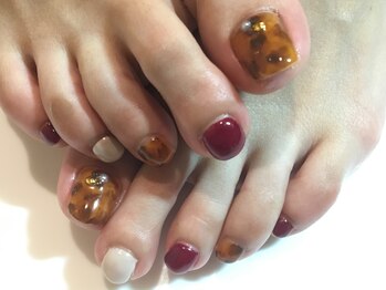 心の郷/フットネイル　シンプル &nbsp;