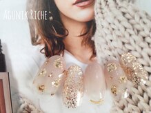 アグニークリッシェ(Agunik Riche)/【押し花ネイル】