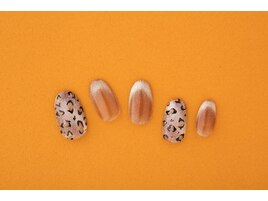 マグネット秋ネイル