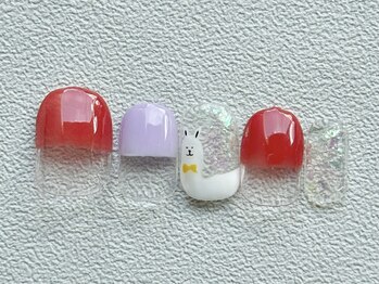 アルパカ　キラキラネイル