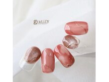 グラティフィー なかもず店(gratify)/【マグネットニュアンスネイル】
