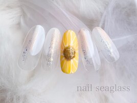 ひまわりネイル