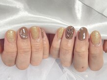 ネイルネージュ 錦糸町(Nail Neige)/こだわり定額アート/ヒョウ柄