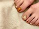 ネイル アトリエ フイユ イセサキ(Nail atelier Feuill isesaki)の写真/ハンドができない方もOK！足元を華やかに彩るニュアンスフットネイルが自慢◎