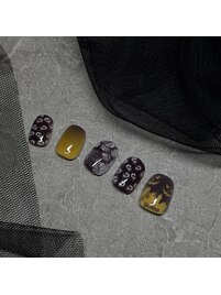 ￥3850　ハロウィンネイル