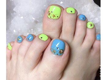 フット summerネイル