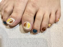 ニキ ヘアー ネイル(niki hair nail)/ブラウンフットネイル