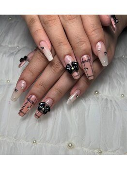 レディスペネイル ノマエ 名駅店(Redispe nail nomae)/リボンネイル