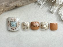 オル('olu)/フットネイル/ミラーネイル