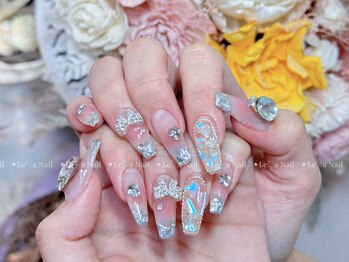 レアネイル 渋谷店(Le’a nail)/チークネイル☆埋め尽くし
