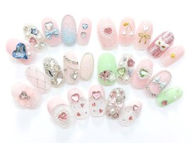 ジェル定額￥8990.9990；ハート