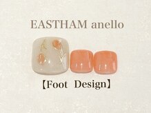 イーストハムアネーロネイル(EAST HAM anello nail)/《フット》シンプルデザイン