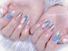 【ジュニアネイリストクーポン】選べる10種 キラキラ ニュアンスNail 2800円